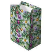 Kerstboom Ornamenten Medium Cadeauzakje (Achterkant Gekanteld)