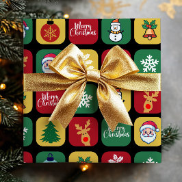 Kerstboom Ornamenten Sneeuwman Cadeaupapier