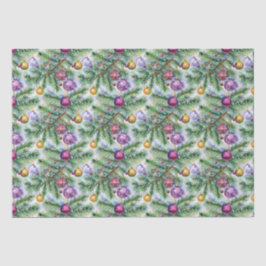 Kerstboom Ornamenten Tissuepapier