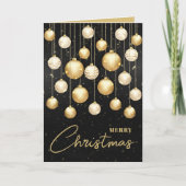 Kerstboom Ornamenten Zakelijke Groet Feestdagen Kaart (Voorkant)