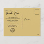 Kerstboom Ornamenten Zakelijke Groet Feestdagenkaart (Achterkant)