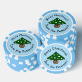 Kerstboom Paddestoel Poker Chips (Opstapeling)