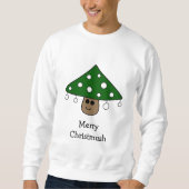 Kerstboom Paddestoel Sweatshirt (Voorkant)