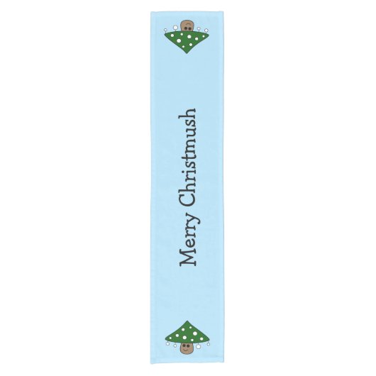 Kerstboom Paddestoel Tafelloper (Voorkant)