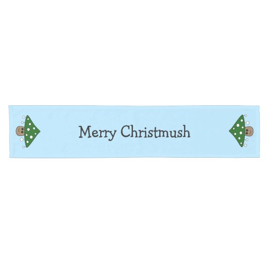 Kerstboom Paddestoel Tafelloper (Horizontaal)