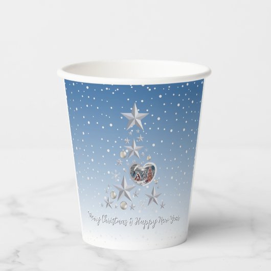 kerstboom papieren bekers (Voorkant)