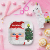 kerstboom papieren bordje (Feest)