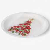 kerstboom papieren bordje (Gekanteld)