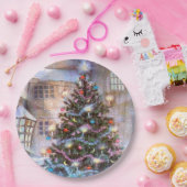 kerstboom  papieren bordje (Feest)