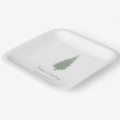 Kerstboom Papieren Bordje (Gebogen)