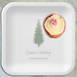 Kerstboom Papieren Bordje