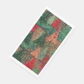Kerstboom Patchwork Ontwerp Servet (Hoek)