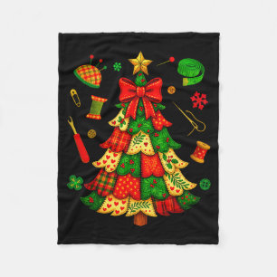 Kerstboom Patchwork Quilten Quilter Naaien L Fleece Deken