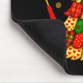 Kerstboom Patchwork Quilten Quilter Naaien L Muismat (Hoek)