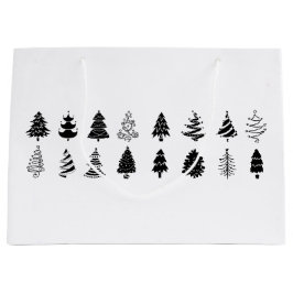 KERSTBOOM PATROON CADOZENDOOS GROOT CADEAUZAKJE