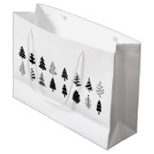 KERSTBOOM PATROON CADOZENDOOS GROOT CADEAUZAKJE (Voorkant Gekanteld)
