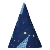Kerstboom patroon feesthoedjes (Rechts)