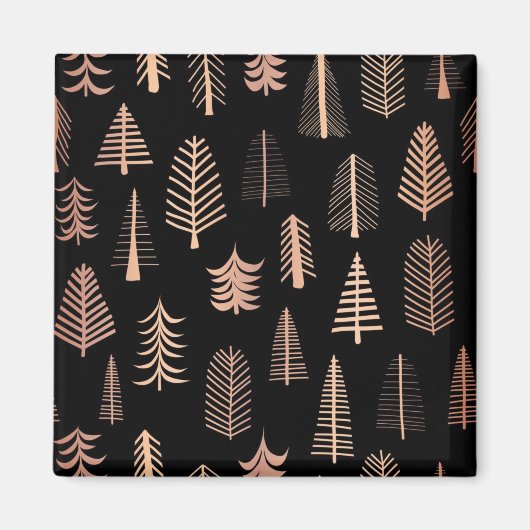 Kerstboom patroon magneet (Voorkant)