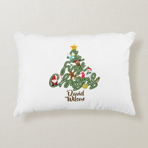 Kerstboom Patroon M'n Eerste Kerstboom Accent Kussen