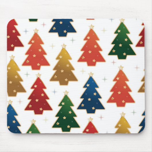Kerstboom patroon muismat (Voorkant)