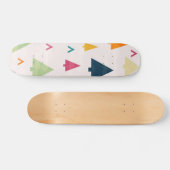 Kerstboom patroon persoonlijk skateboard (Horizontaal)