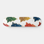 Kerstboom patroon persoonlijk skateboard (Horizontaal)