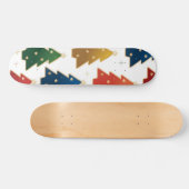 Kerstboom patroon persoonlijk skateboard (Horizontaal)