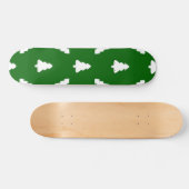 Kerstboom patroon persoonlijk skateboard (Horizontaal)