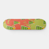 Kerstboom patroon persoonlijk skateboard (Horizontaal)