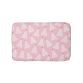 Kerstboom patroon roze badmat (Voorkant)