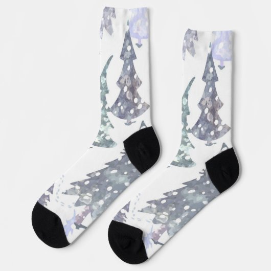 Kerstboom patroon sokken (Links)