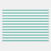 Kerstboom patroon & strepen | Schattige modern Inpakpapier Vel (Voorkant 2)