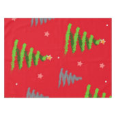 Kerstboom patroon tafelkleed (Voorkant (Horizontaal))