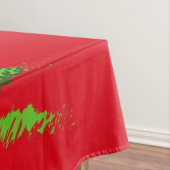 Kerstboom patroon tafelkleed (Voorbeeld)