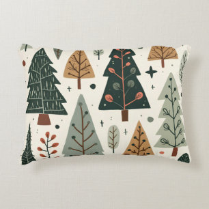Kerstboom Patroon vakantie Accent Kussen