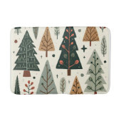 Kerstboom Patroon  vakantie Badmat (Voorkant)