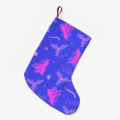Kerstboom patterned Stoking Sock Dubbelzijdig Kleine Kerstsok (Voorkant (Hangend))
