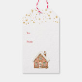 Kerstboom peperkoek man cadeaulabel (Achterkant)