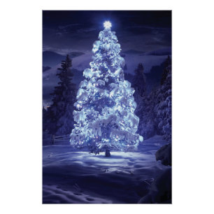 kerstboom perfect poster