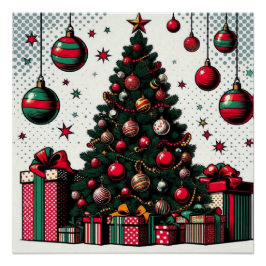 kerstboom perfect poster