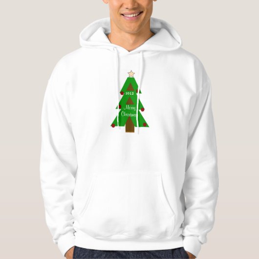 Kerstboom - Personaliseer Hoodie (Voorkant)