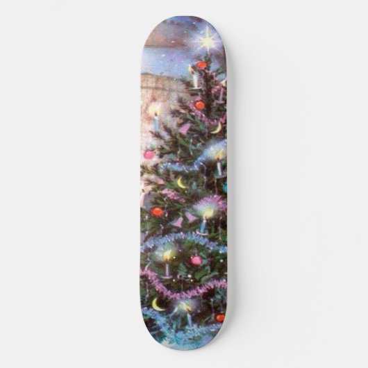 kerstboom  persoonlijk skateboard (Voorkant)