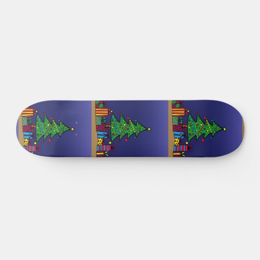 kerstboom persoonlijk skateboard (Horizontaal)