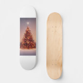 kerstboom persoonlijk skateboard (Voorkant)