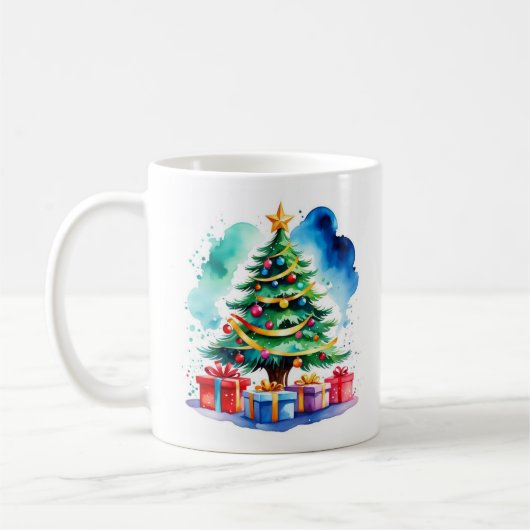 Kerstboom Persoonlijke Mok (Links)