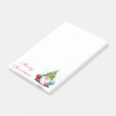 Kerstboom Pet Gnome met Gift Sticky Notes (Schuin)