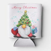 Kerstboom Pet Gnome met Gifts Koelbox Blikjeskoeler (Voorkant)