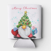 Kerstboom Pet Gnome met Gifts Koelbox Blikjeskoeler (Achterkant)