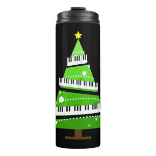 kerstboom Piano Teacher Gift Thermosbeker