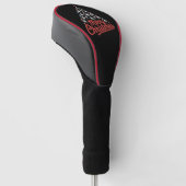 Kerstboom Piloot in Vliegtuig Golfheadcover (Schuin)